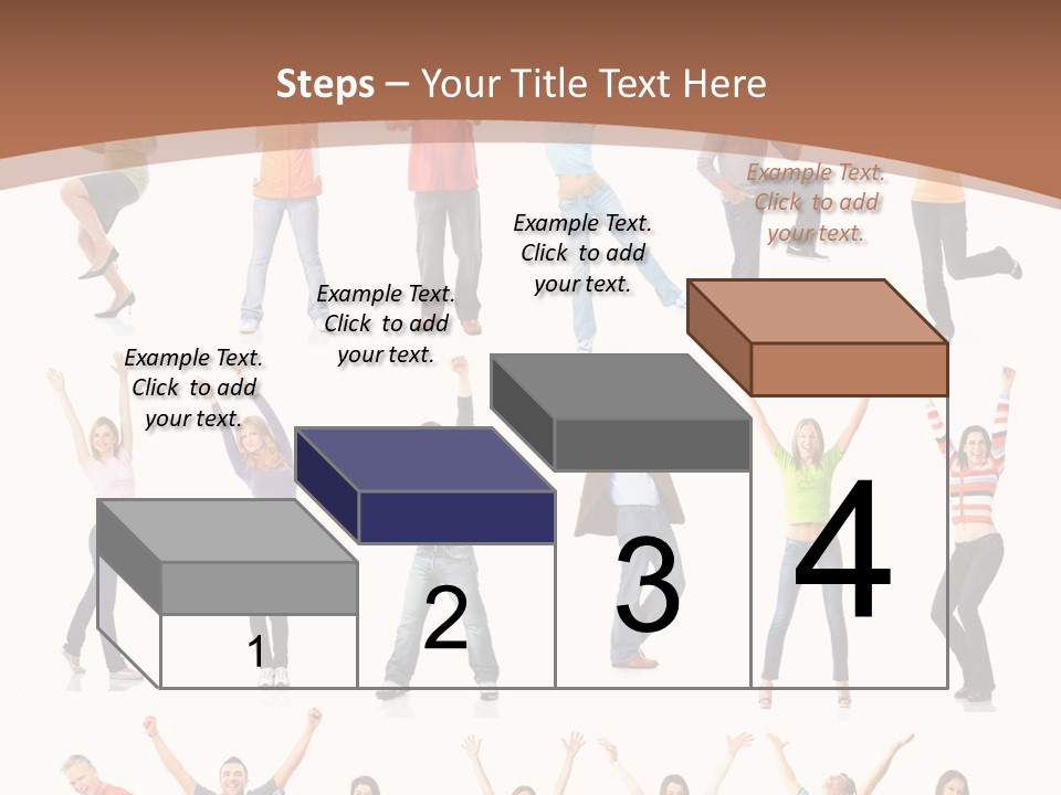 Girl Message Joyful PowerPoint Template