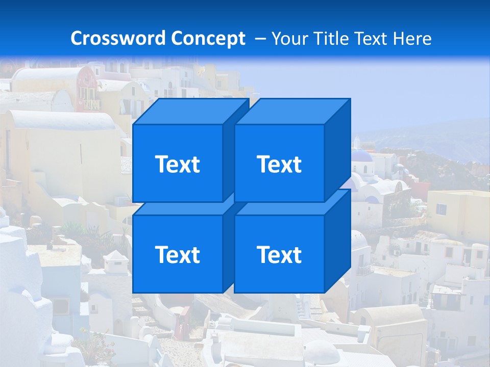 City Travel Colored PowerPoint Template