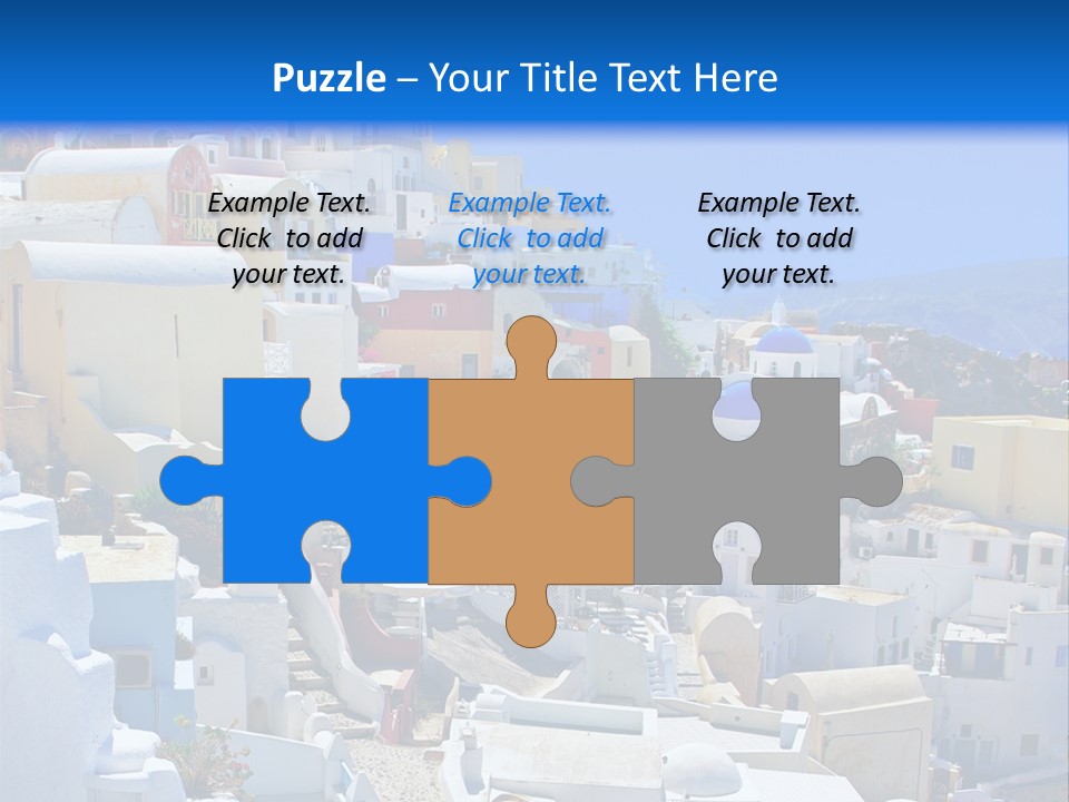 City Travel Colored PowerPoint Template