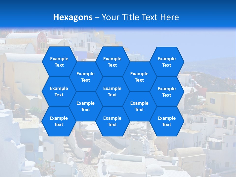 City Travel Colored PowerPoint Template