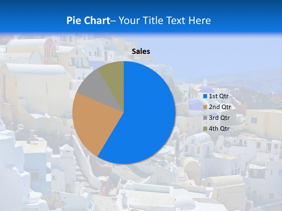 City Travel Colored PowerPoint Template
