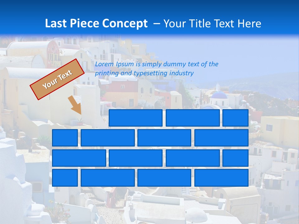 City Travel Colored PowerPoint Template