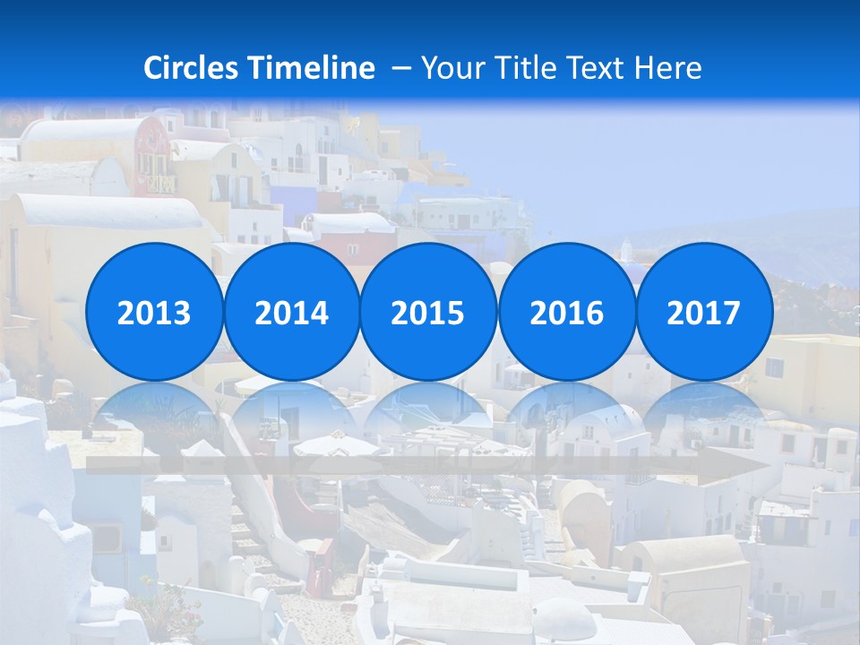 City Travel Colored PowerPoint Template