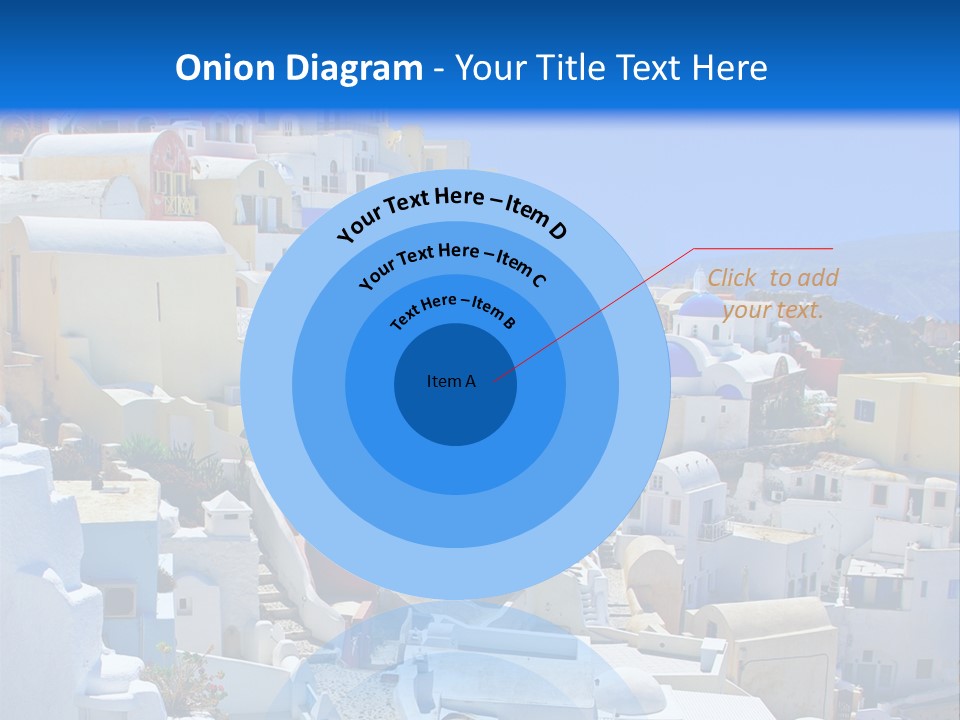 City Travel Colored PowerPoint Template