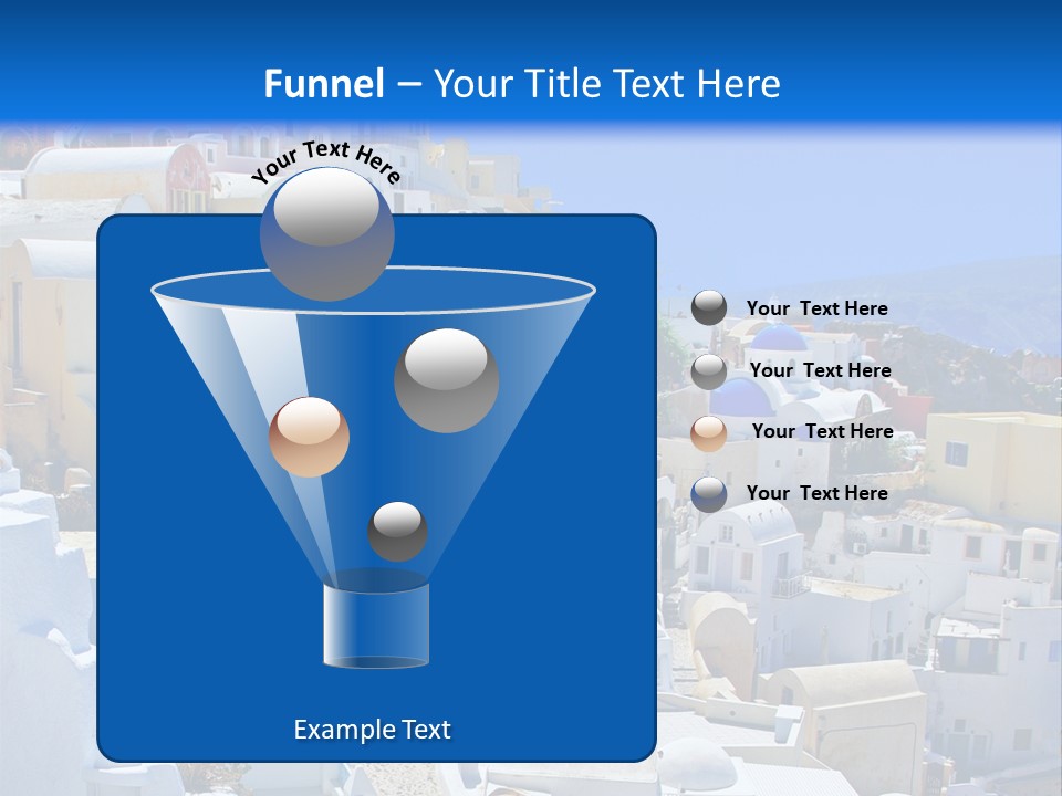 City Travel Colored PowerPoint Template