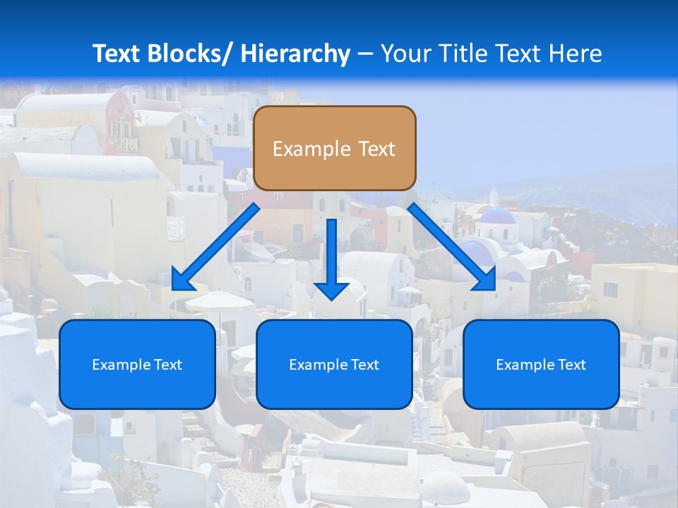 City Travel Colored PowerPoint Template