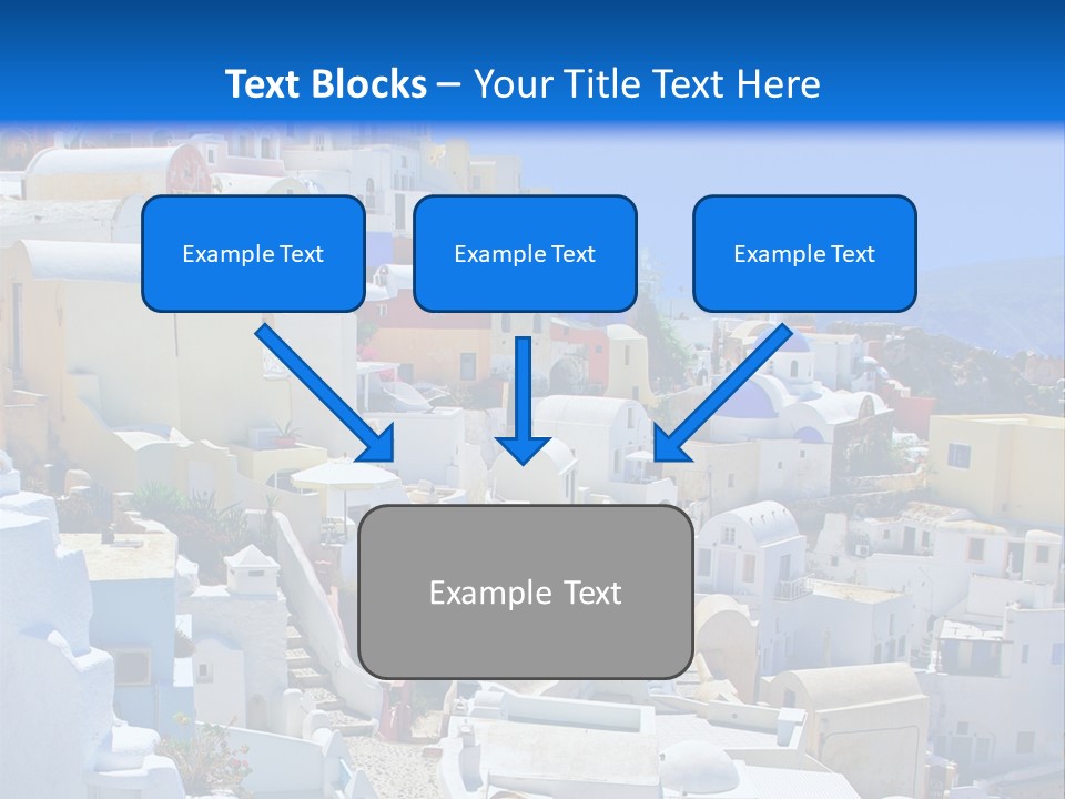 City Travel Colored PowerPoint Template