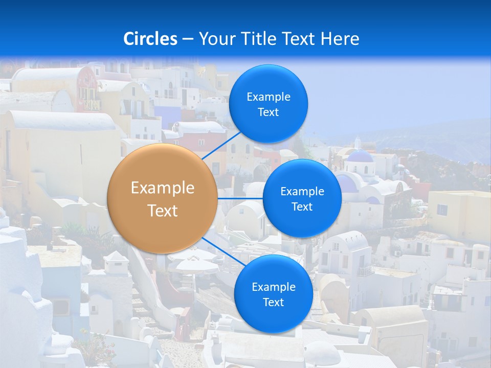 City Travel Colored PowerPoint Template