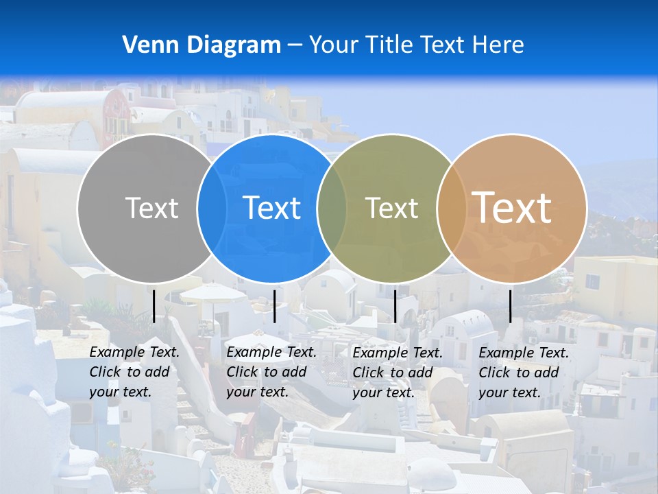 City Travel Colored PowerPoint Template