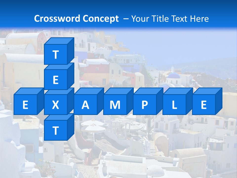 City Travel Colored PowerPoint Template
