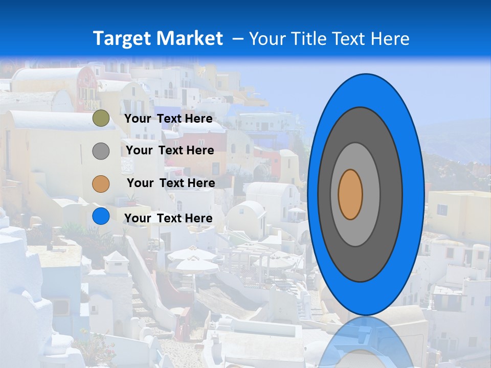 City Travel Colored PowerPoint Template