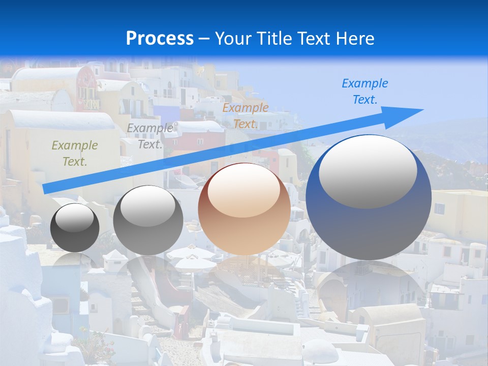 City Travel Colored PowerPoint Template