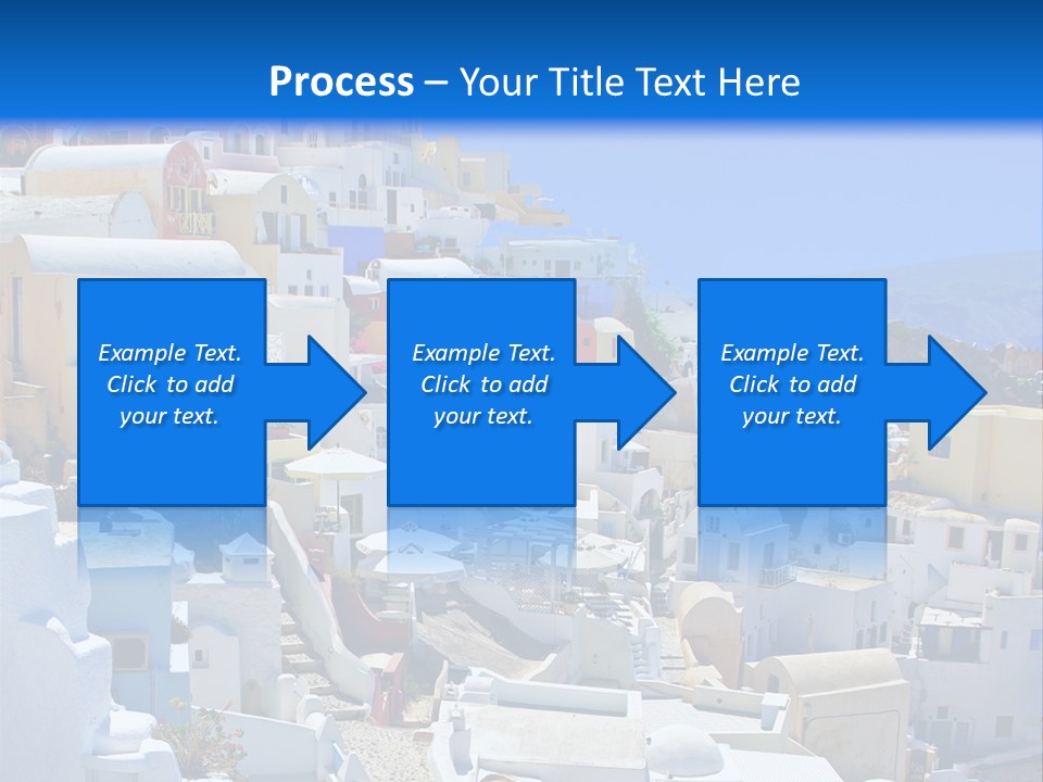 City Travel Colored PowerPoint Template