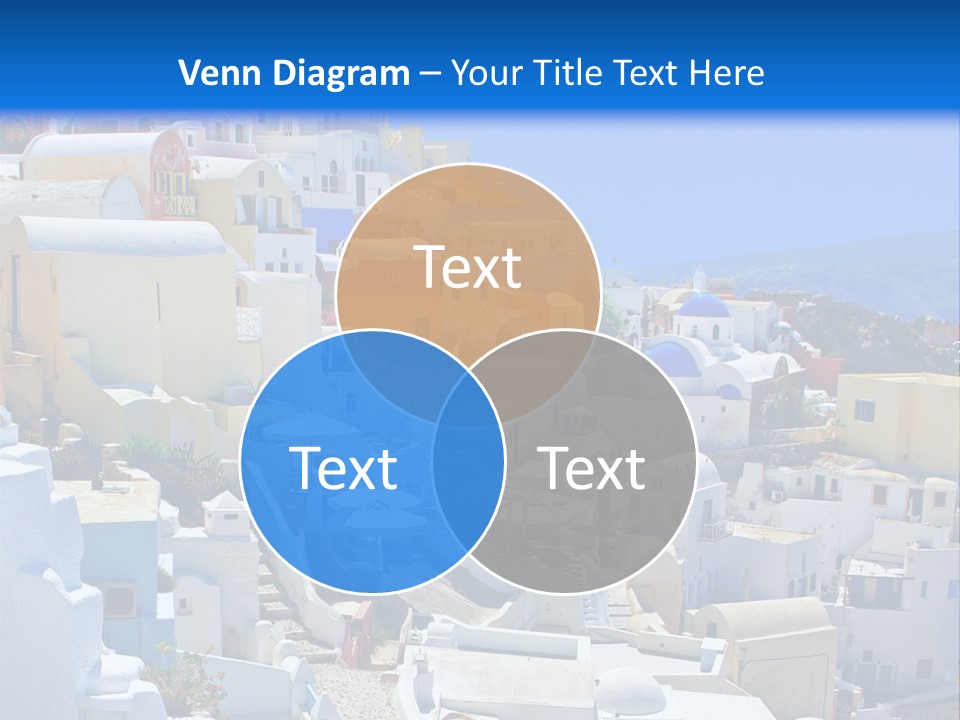 City Travel Colored PowerPoint Template