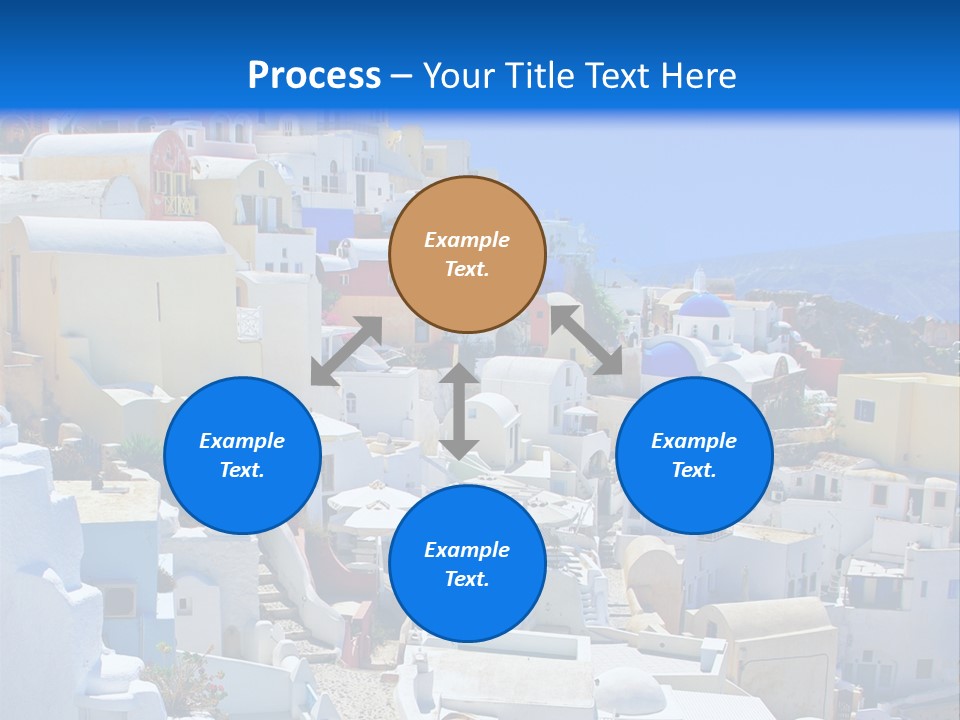 City Travel Colored PowerPoint Template
