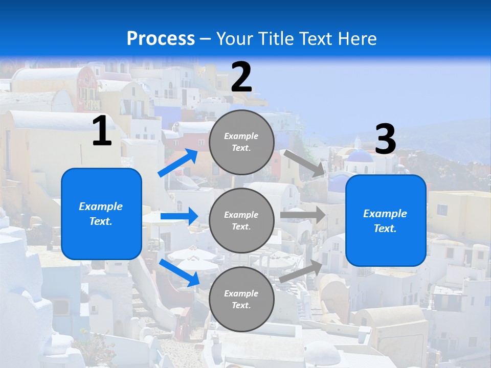 City Travel Colored PowerPoint Template