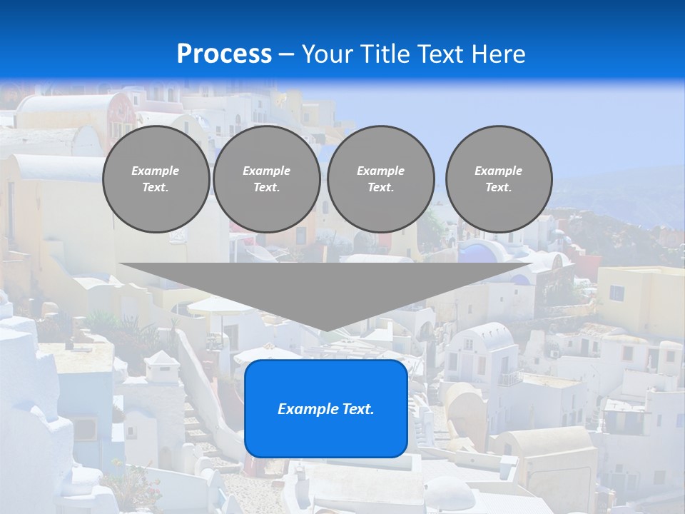 City Travel Colored PowerPoint Template