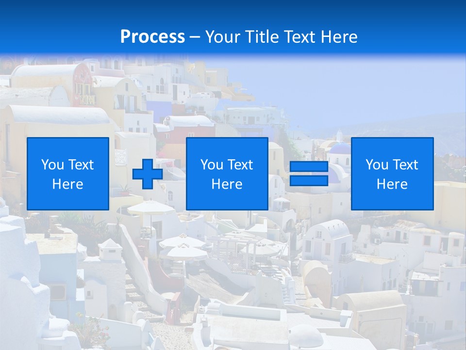 City Travel Colored PowerPoint Template