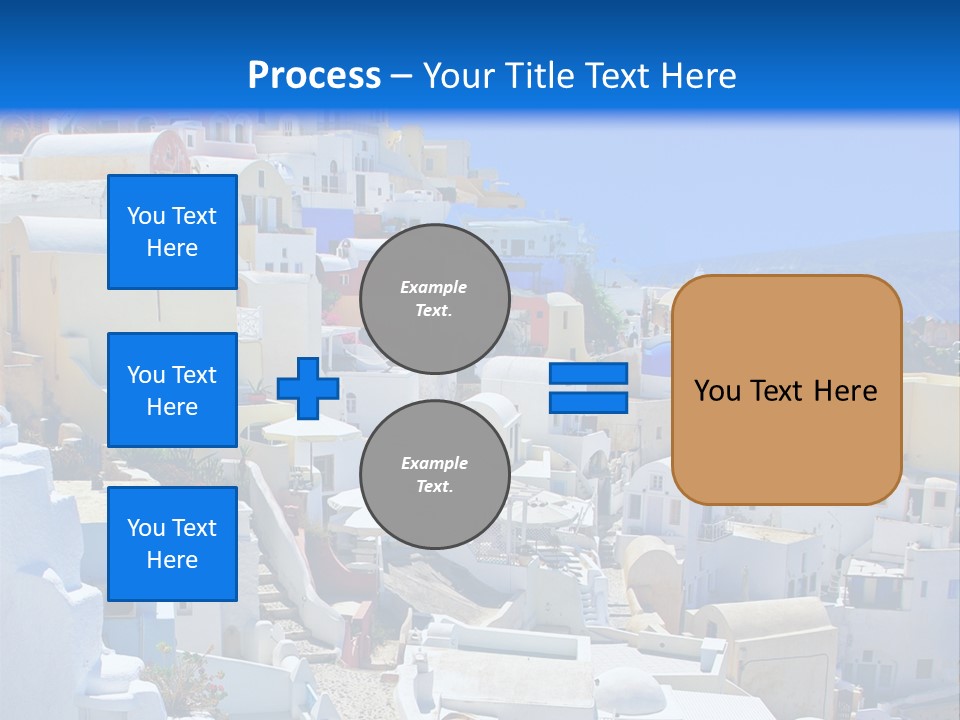 City Travel Colored PowerPoint Template