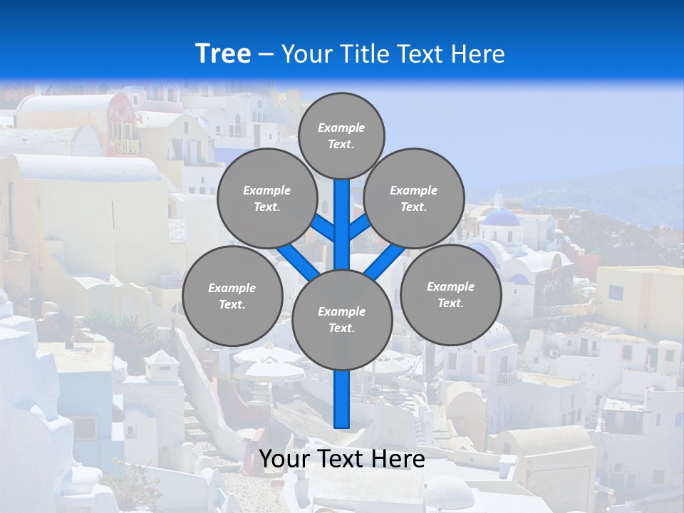 City Travel Colored PowerPoint Template