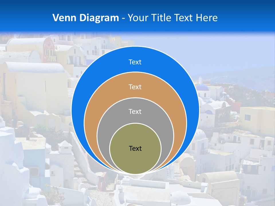 City Travel Colored PowerPoint Template