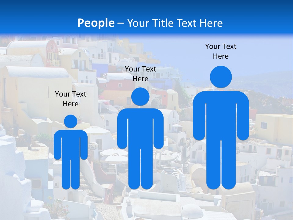 City Travel Colored PowerPoint Template