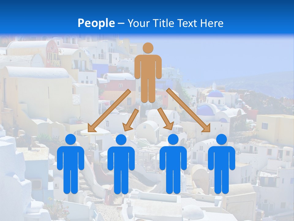 City Travel Colored PowerPoint Template