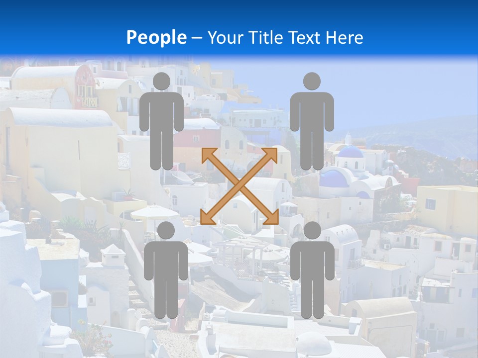 City Travel Colored PowerPoint Template