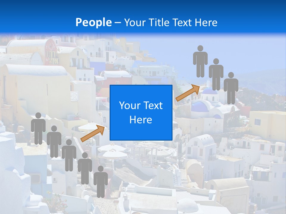 City Travel Colored PowerPoint Template