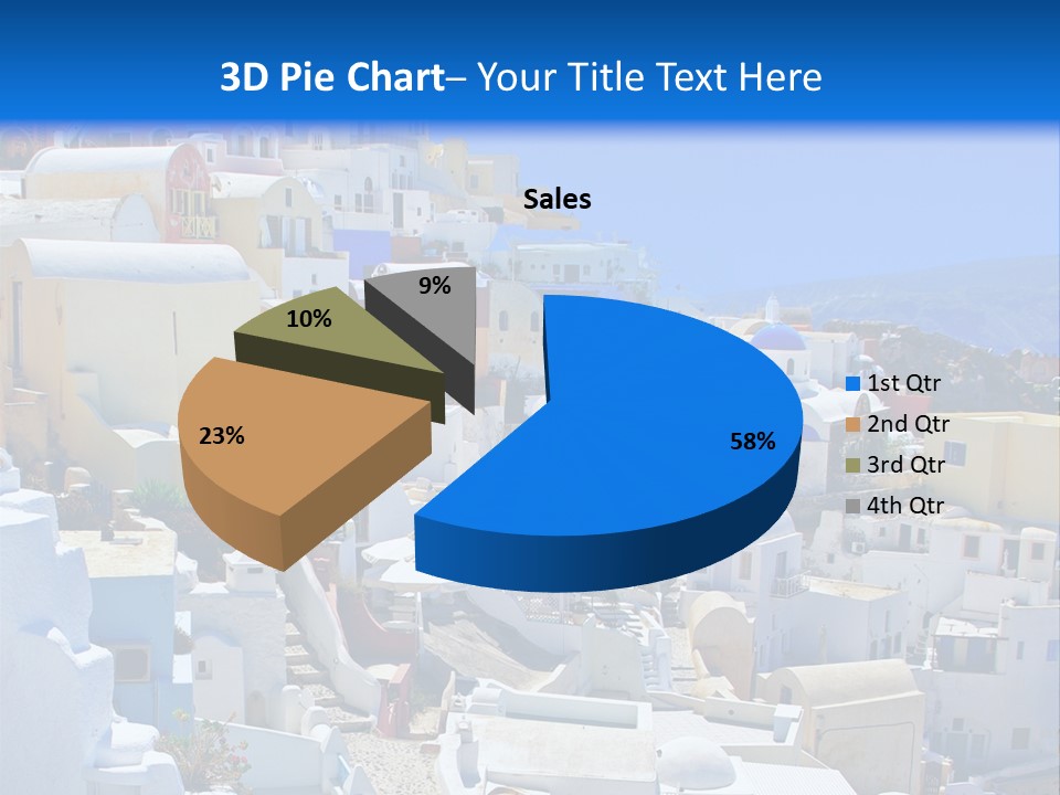 City Travel Colored PowerPoint Template