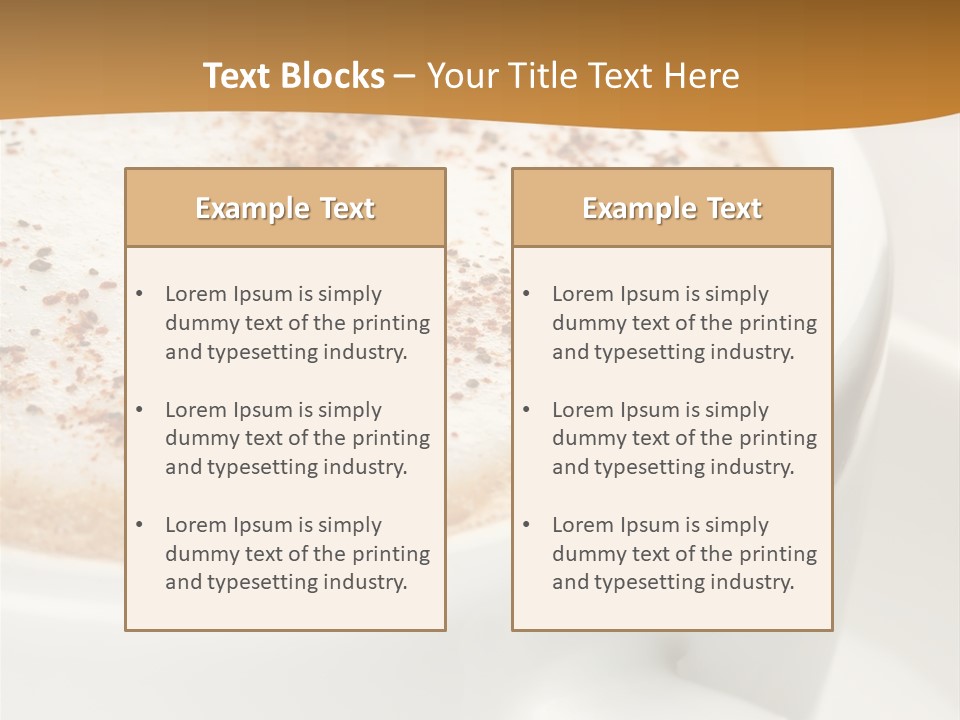 Natural Dark Aroma PowerPoint Template