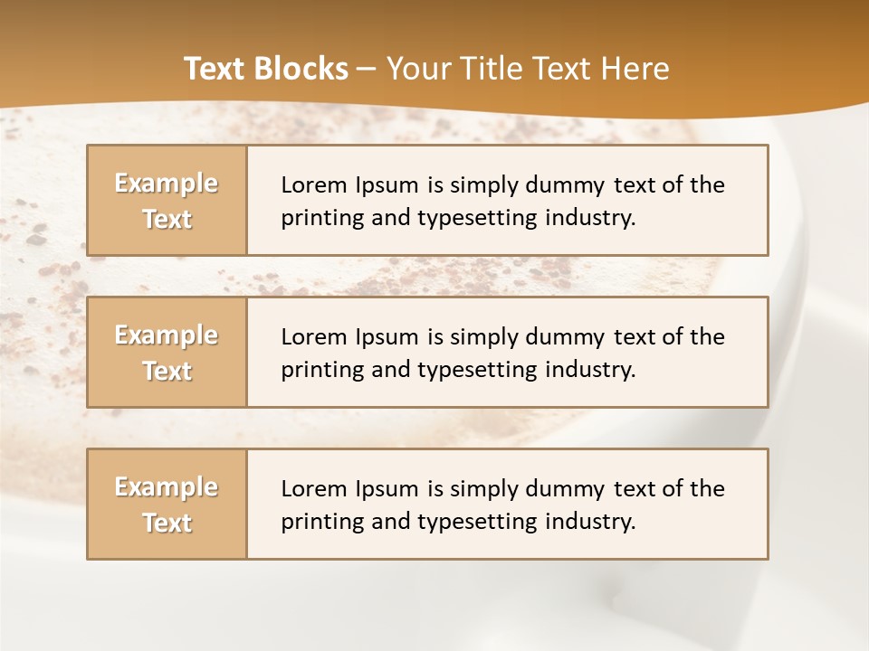 Natural Dark Aroma PowerPoint Template