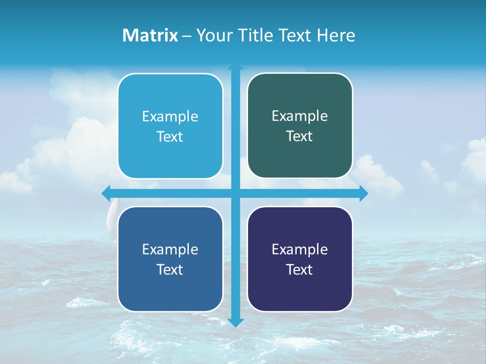 Vacation Rays Wave PowerPoint Template