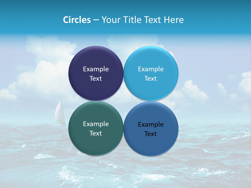 Vacation Rays Wave PowerPoint Template