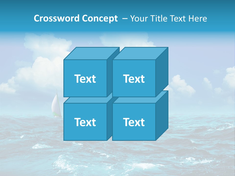 Vacation Rays Wave PowerPoint Template