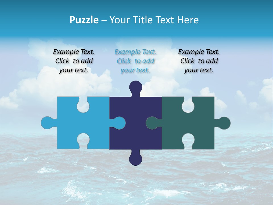 Vacation Rays Wave PowerPoint Template