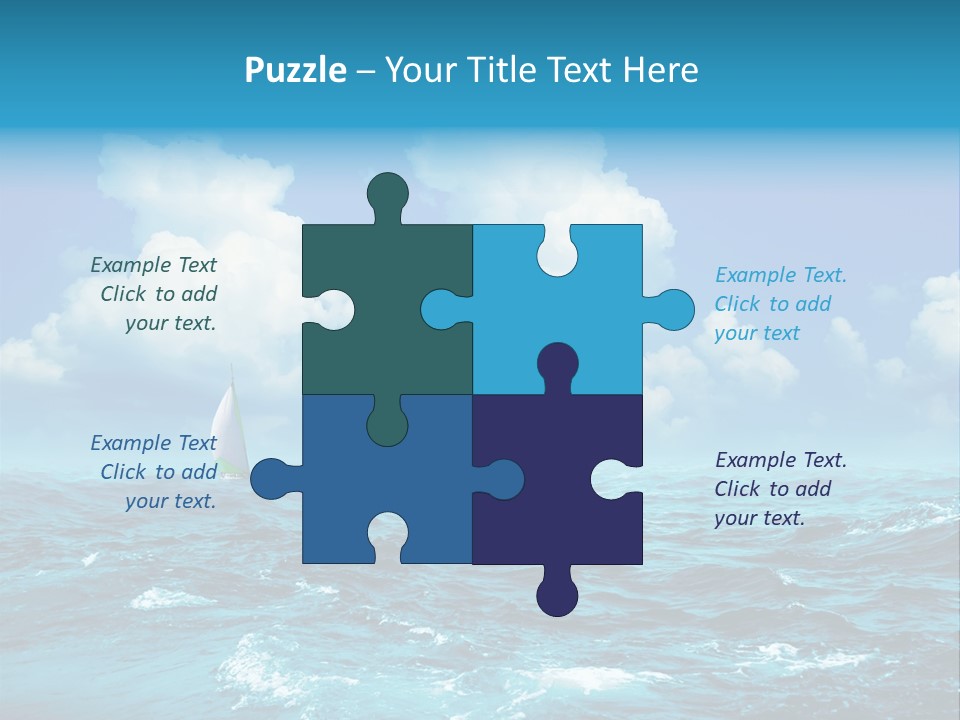 Vacation Rays Wave PowerPoint Template