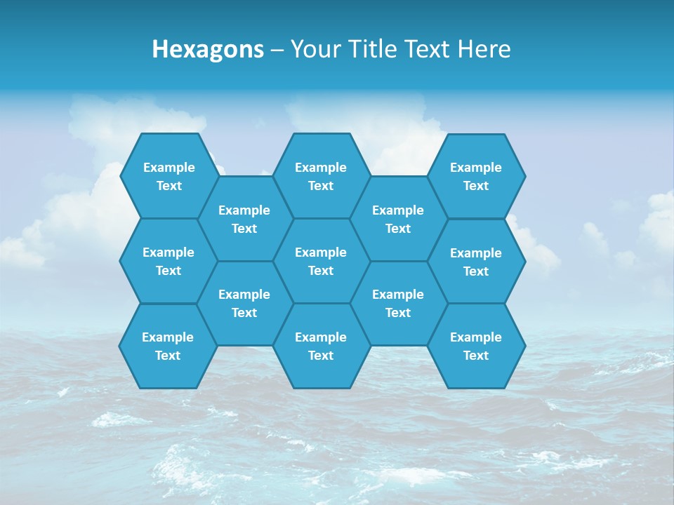 Vacation Rays Wave PowerPoint Template