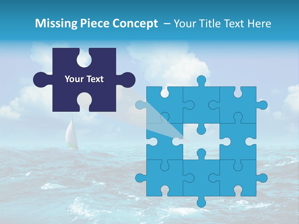 Vacation Rays Wave PowerPoint Template