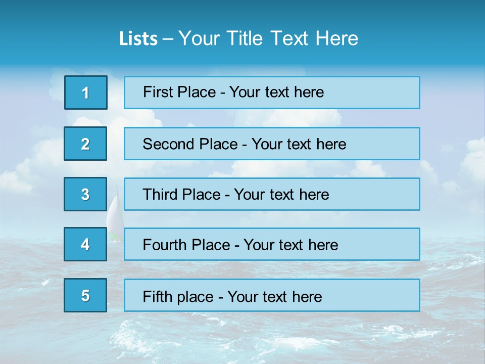 Vacation Rays Wave PowerPoint Template