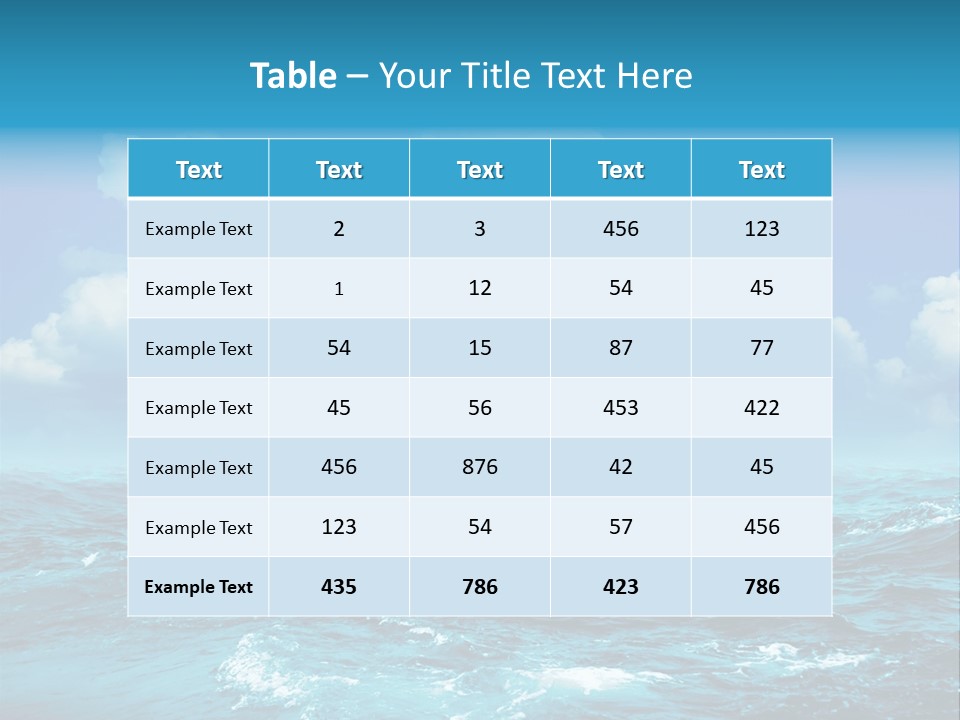 Vacation Rays Wave PowerPoint Template