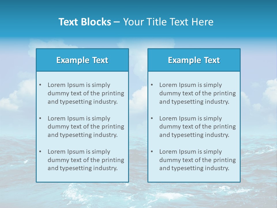 Vacation Rays Wave PowerPoint Template