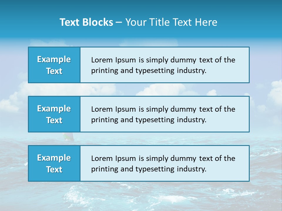Vacation Rays Wave PowerPoint Template
