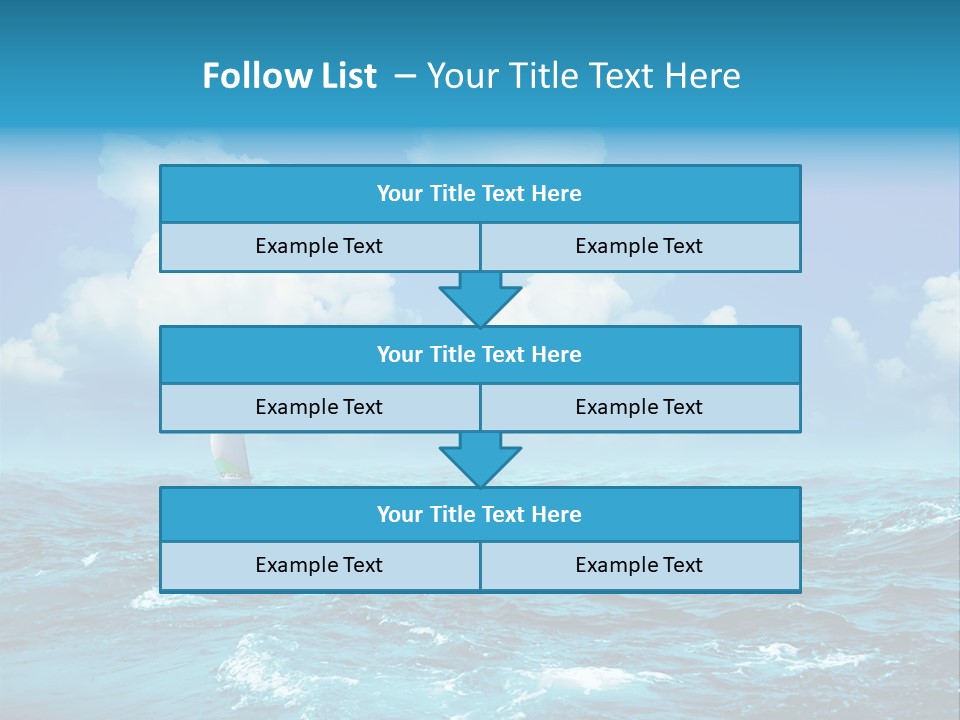 Vacation Rays Wave PowerPoint Template
