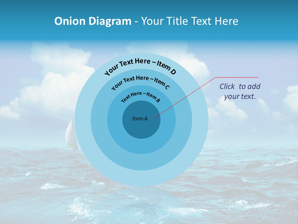 Vacation Rays Wave PowerPoint Template