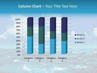 Vacation Rays Wave PowerPoint Template