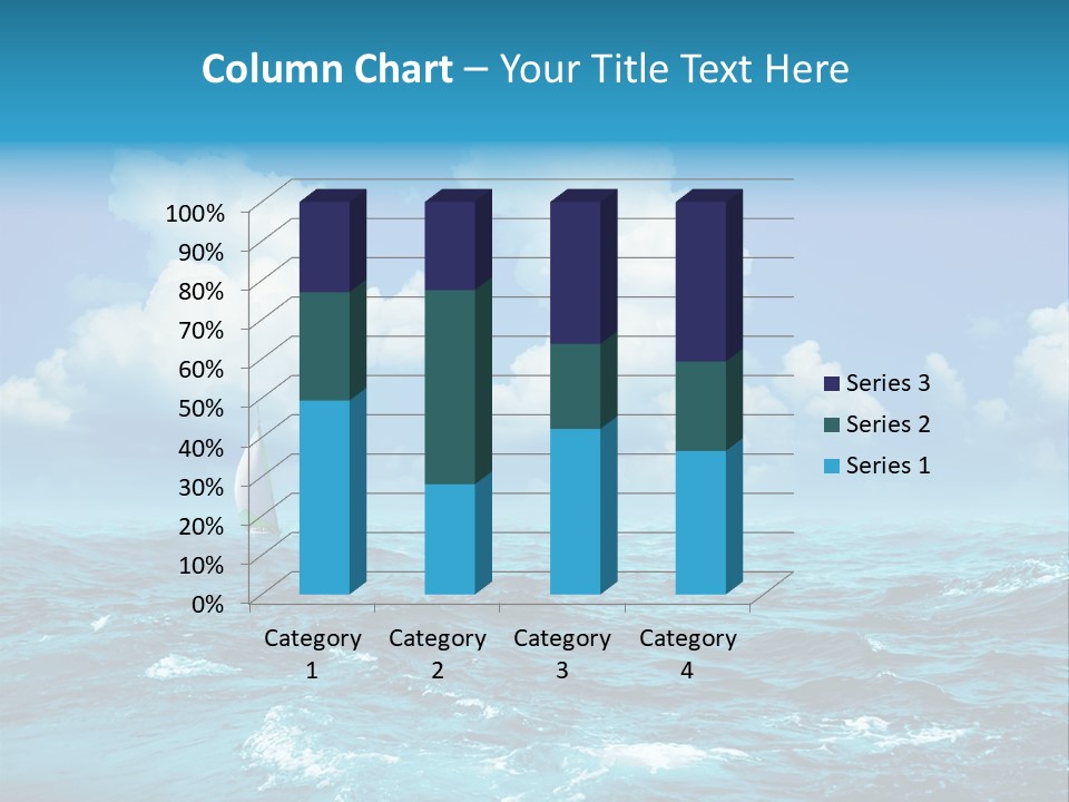 Vacation Rays Wave PowerPoint Template