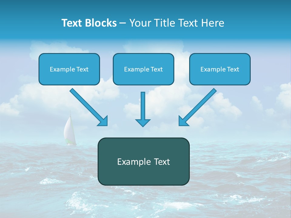 Vacation Rays Wave PowerPoint Template