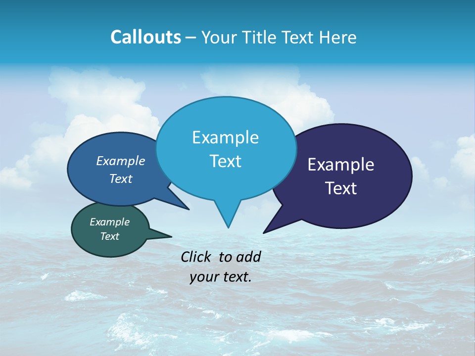 Vacation Rays Wave PowerPoint Template