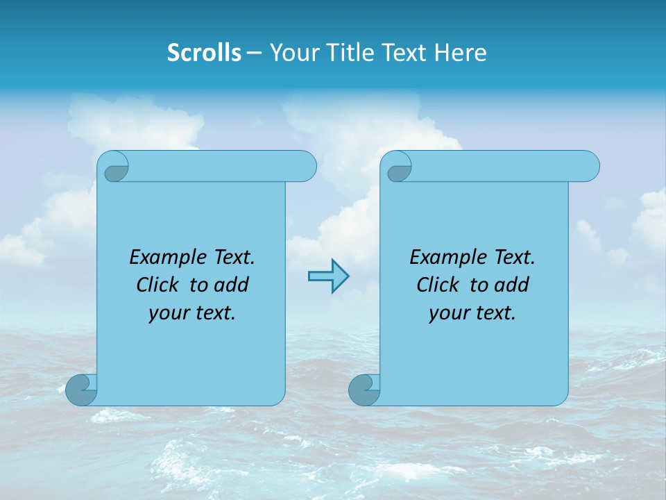 Vacation Rays Wave PowerPoint Template